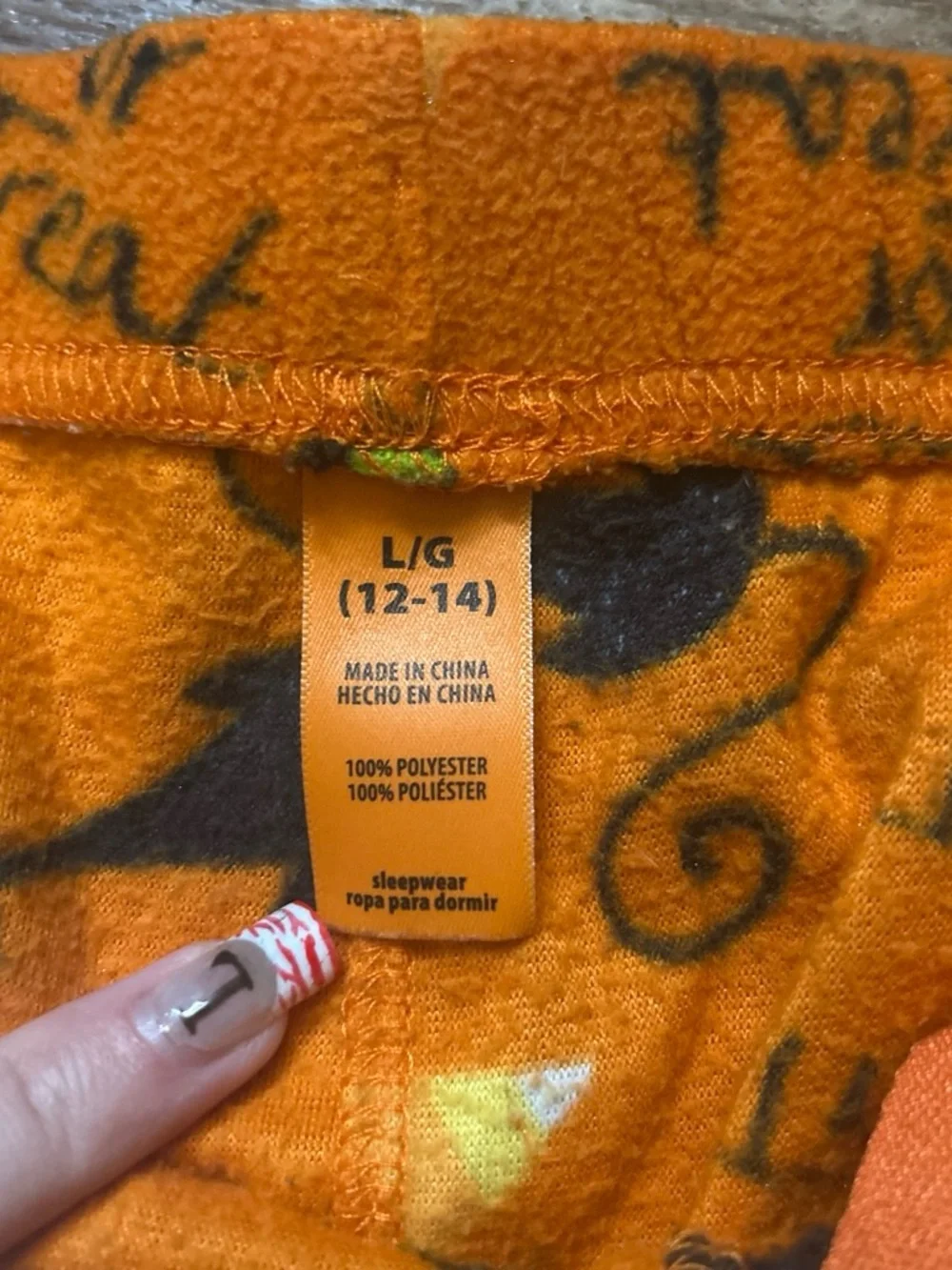 Orange Pj pants